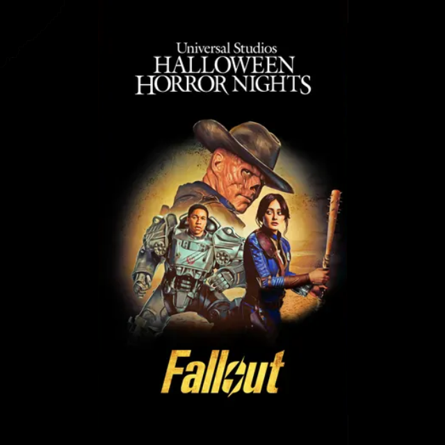 Guests experiencing haunted house at Halloween Horror Nights Universal Orlando