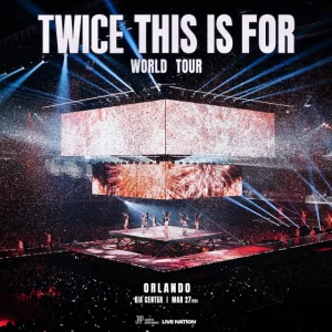TWICE performing live during [THIS IS FOR] World Tour at Kia Center