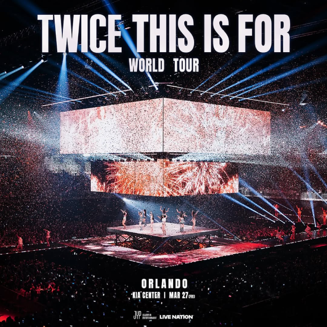 TWICE performing live during [THIS IS FOR] World Tour at Kia Center
