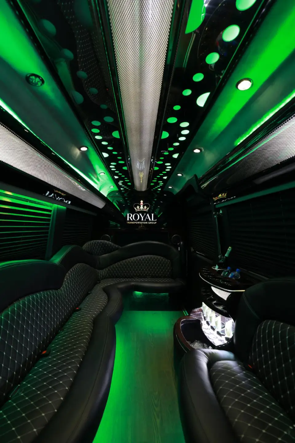 Sprinter Limo Orlando Ambient Lighting Interior